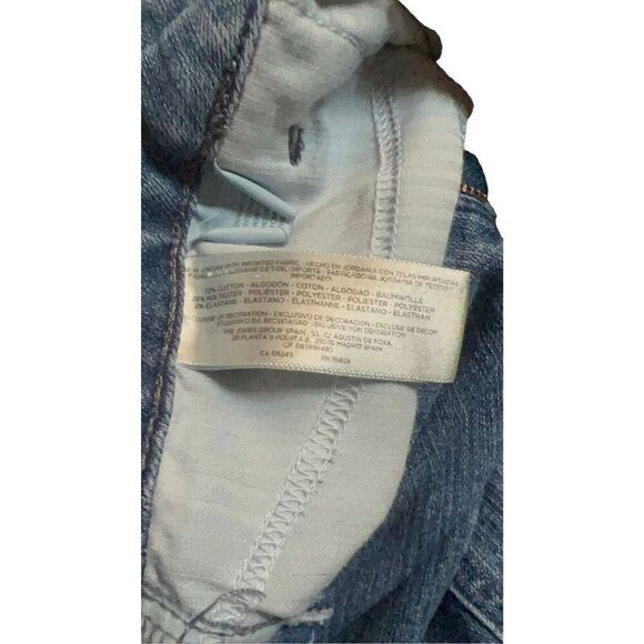 Jones New York Stretch Sutton Straight Jeans pants size 8 - Picture 8 of 9
